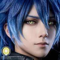 Sweety x Eyesinger Neon Eclipse Yellow (2 lenses/pack)-Colored Contacts-UNIQSO UK