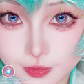 Sweety x Eyesinger Cupid Heart Pink (2 lenses/pack)-Colored Contacts-UNIQSO UK