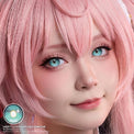 Sweety x Eyesinger Aqua Gemstone (2 lenses/pack)-Colored Contacts-UNIQSO UK