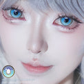 Sweety x Eyesinger Crystal Diamond Aqua (2 lenses/pack)-Colored Contacts-UNIQSO UK