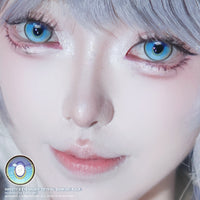 Sweety x Eyesinger Crystal Diamond Aqua (2 lenses/pack)-Colored Contacts-UNIQSO UK