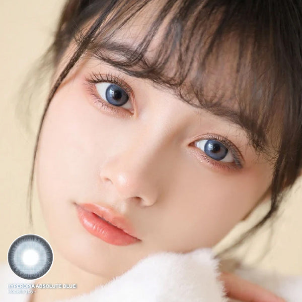 Kazzue Hyperopia Absolute Blue (1 lens/pack)-Colored Contacts-UNIQSO