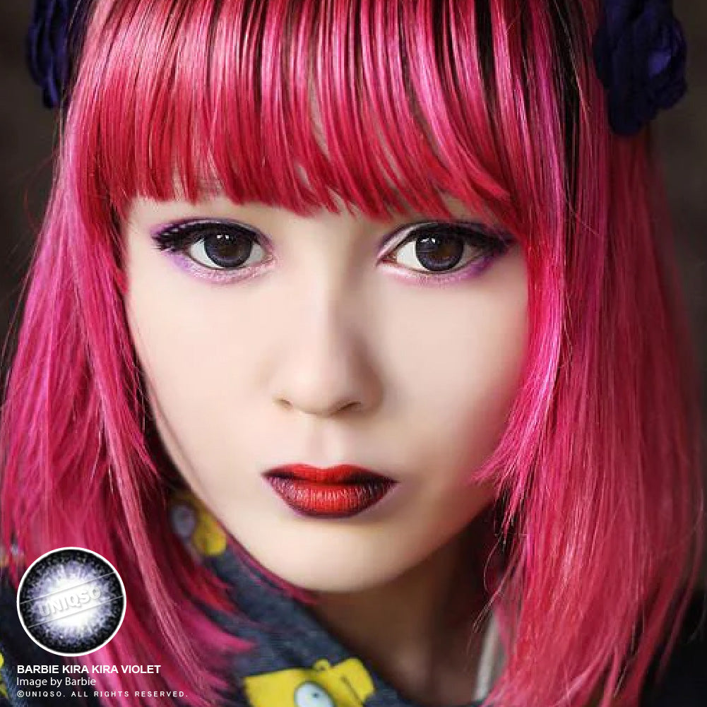 Western Eyes Kira Kira Violet (1 lens/pack)-Colored Contacts-UNIQSO