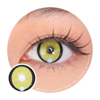 Sweety x Eyesinger Neon Eclipse Yellow (2 lenses/pack)-Colored Contacts-UNIQSO UK