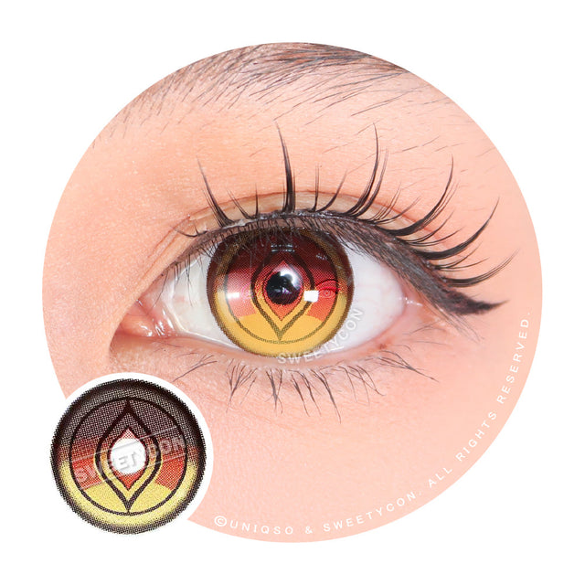 Sweety x Eyesinger Frosted Blood Moon (2 lenses/pack)-Colored Contacts-UNIQSO UK
