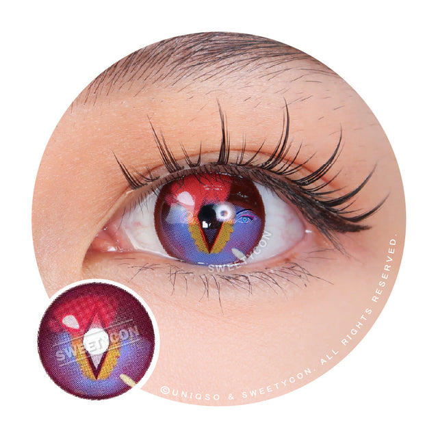 Sweety x Eyesinger Inferno Viper (2 lenses/pack)-Colored Contacts-UNIQSO