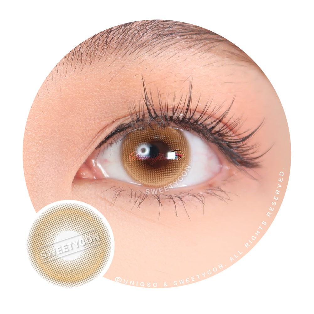 Sweety Monaco Brown (1 lens/pack)-Colored Contacts-UNIQSO UK