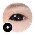 Sweety Black Sclera Contacts Sabretooth/Blackout/Black with Prescription (1 lens/pack)-Sclera Contacts-UNIQSO