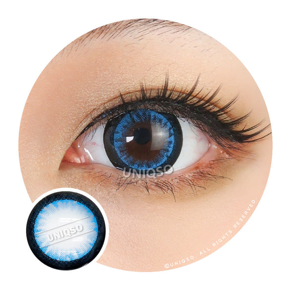 Western Eyes Sugar Candy Blue (1 lens/pack)-Colored Contacts-UNIQSO