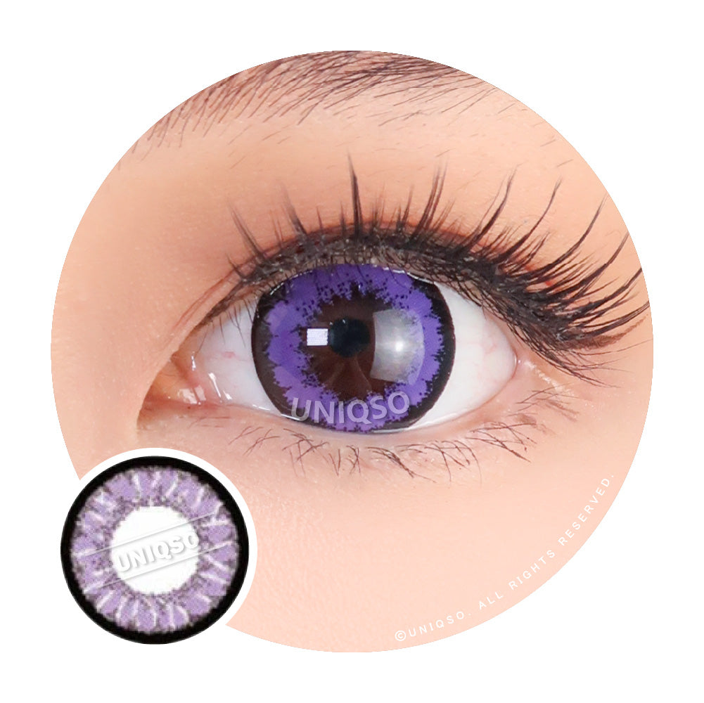 Kawayii A-Max Violet-Colored Contacts-UNIQSO