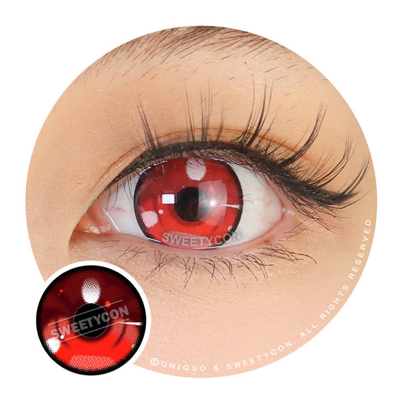 Sweety Anime 3 Red (1 lens/pack)-Colored Contacts-UNIQSO