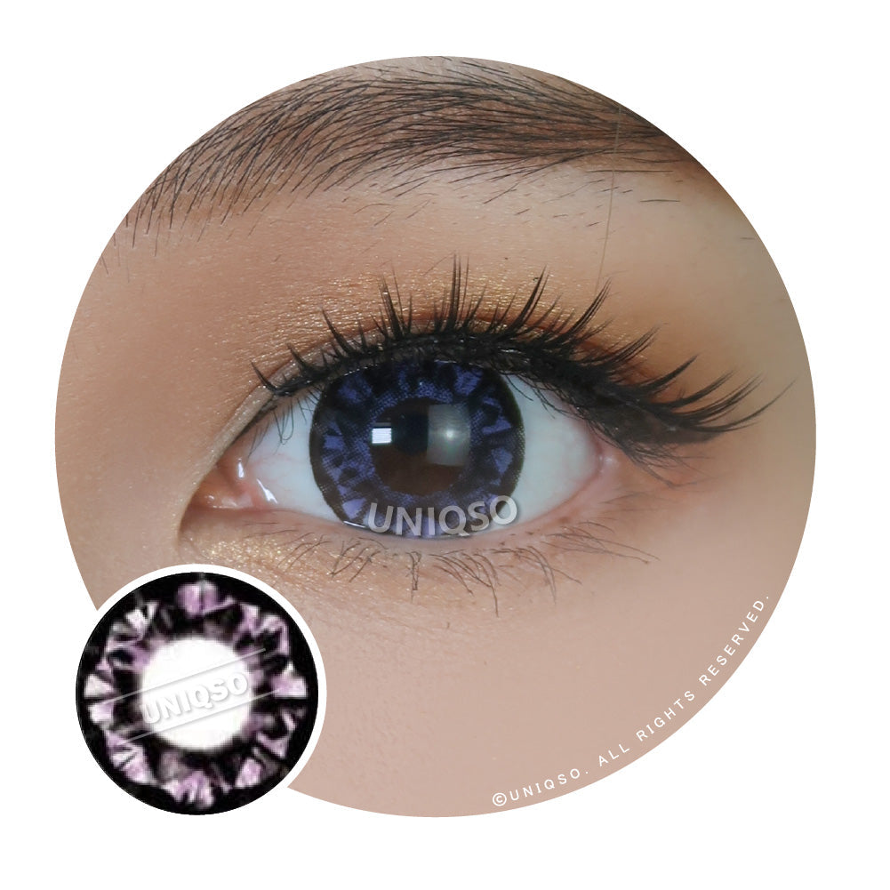 Barbie Diamond 2 Tones Violet-Colored Contacts-UNIQSO