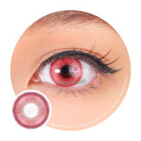 1 Day Sweety Star Tears Red (10 lenses/pack)-Colored Contacts-UNIQSO