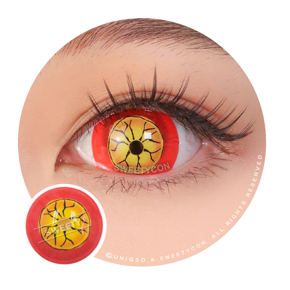 Sweety Mini Sclera Demon Eye (1 lens/pack)-Mini Sclera Contacts-UNIQSO