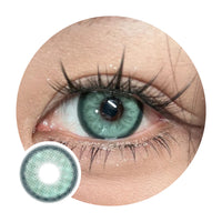 Kazzue Glitz Green (1 lens/pack)-Colored Contacts-UNIQSO