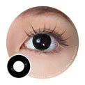 Sweety Crazy Solid Black (1 lens/pack)-Crazy Contacts-UNIQSO