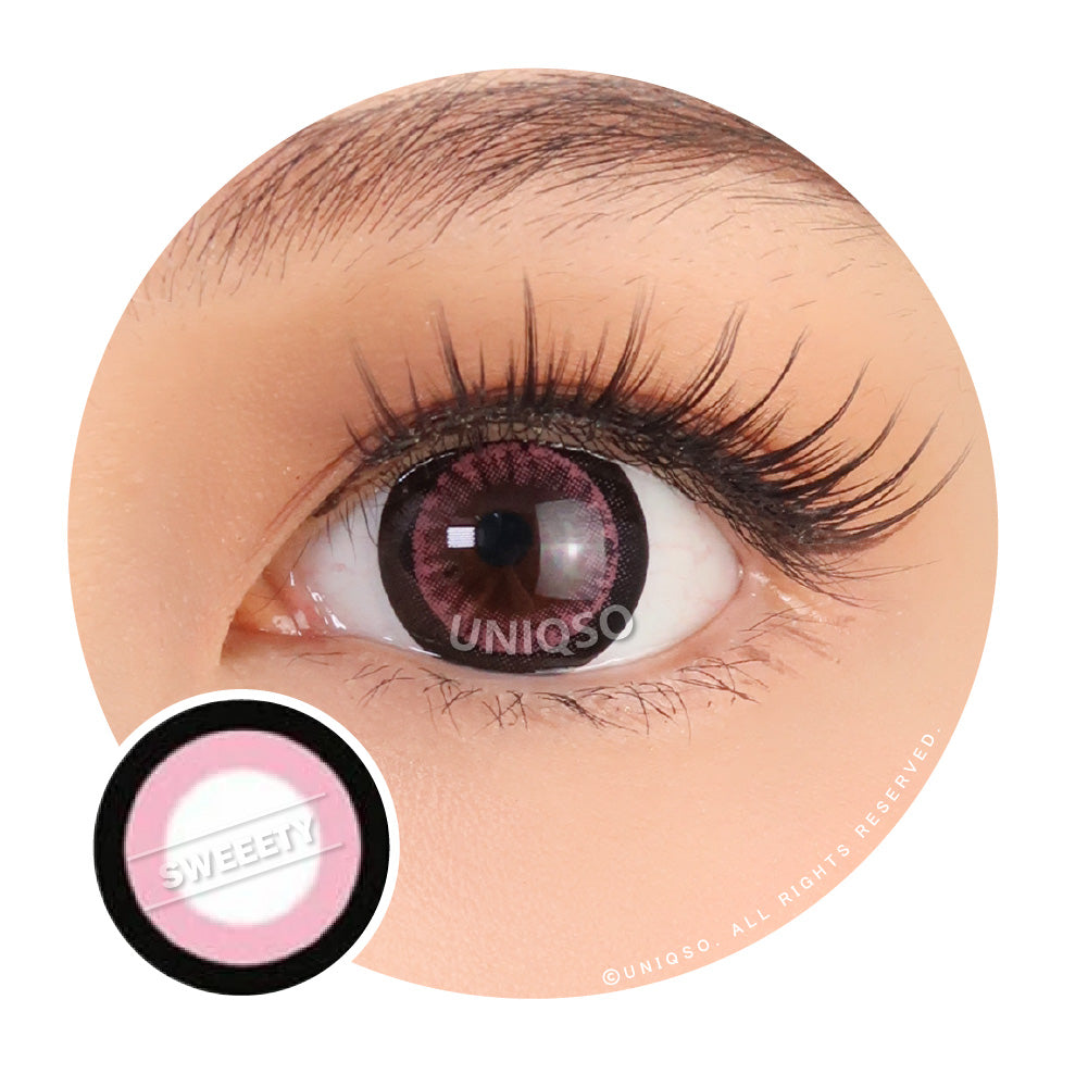 Barbie Sugar Candy Pink-Colored Contacts-UNIQSO