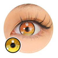 Sweety Anime 3 Yellow (1 lens/pack)-Colored Contacts-UNIQSO