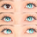Sweety x Eyesinger Aqua Gemstone (2 lenses/pack)-Colored Contacts-UNIQSO UK
