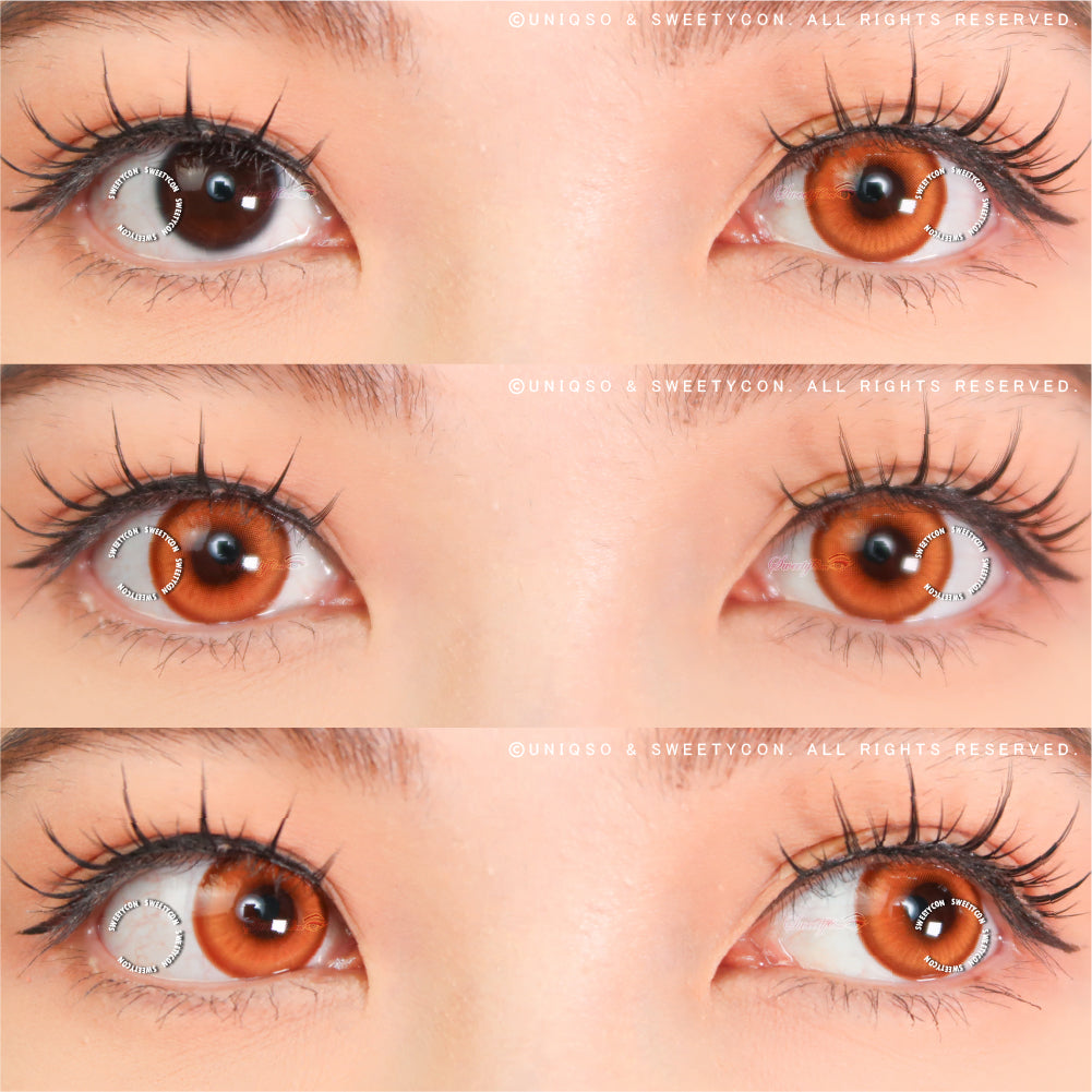 Sweety Halo Choco (1 lens/pack)-Colored Contacts-UNIQSO UK