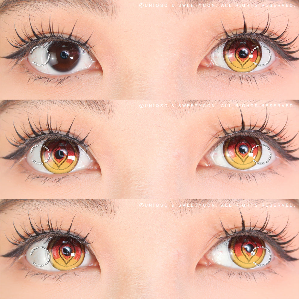 Sweety x Eyesinger Frosted Blood Moon (2 lenses/pack)-Colored Contacts-UNIQSO UK