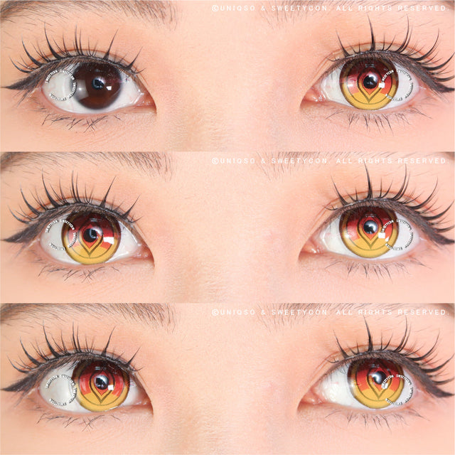 Sweety x Eyesinger Frosted Blood Moon (2 lenses/pack)-Colored Contacts-UNIQSO UK