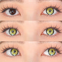 Sweety x Eyesinger Neon Eclipse Yellow (2 lenses/pack)-Colored Contacts-UNIQSO UK