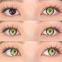 Sweety x Eyesinger Neon Eclipse Yellow (2 lenses/pack)-Colored Contacts-UNIQSO UK