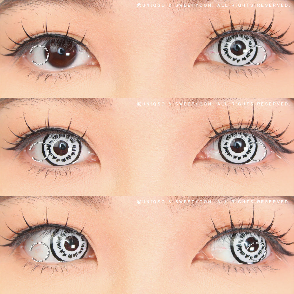 Sweety White Aura II (No Vision Block) (1 lens/pack)-Colored Contacts-UNIQSO UK