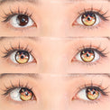 Sweety x Eyesinger Amber Star Crest (2 lenses/pack)-Colored Contacts-UNIQSO UK