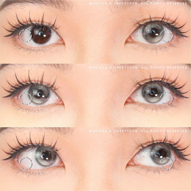 Sweety Cloud Dancer Grey (1 lens/pack)-Crazy Contacts-UNIQSO