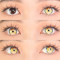 Sweety x Eyesinger Golden Starburst (2 lenses/pack)-Colored Contacts-UNIQSO UK