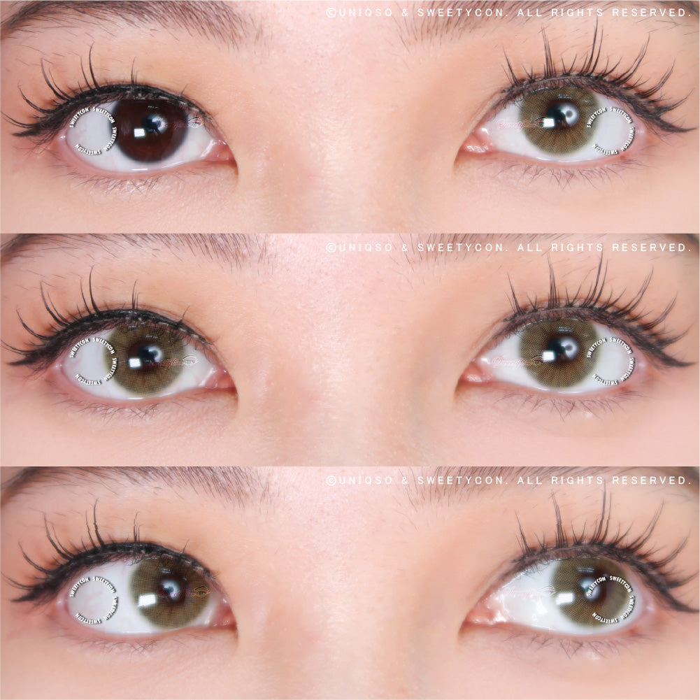 Sweety Hidrocor Amber (1 lens/pack)-Colored Contacts-UNIQSO