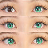 Sweety Anime 3 Green (1 lens/pack)-Colored Contacts-UNIQSO