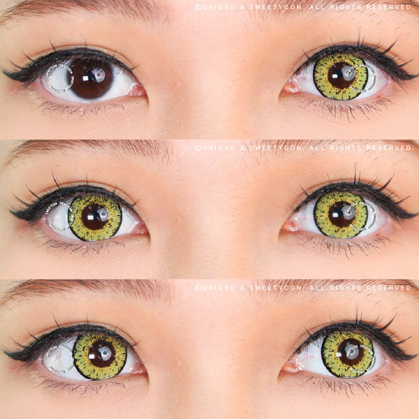 Sweety Queen Light Yellow (1 lens/pack)-Colored Contacts-UNIQSO