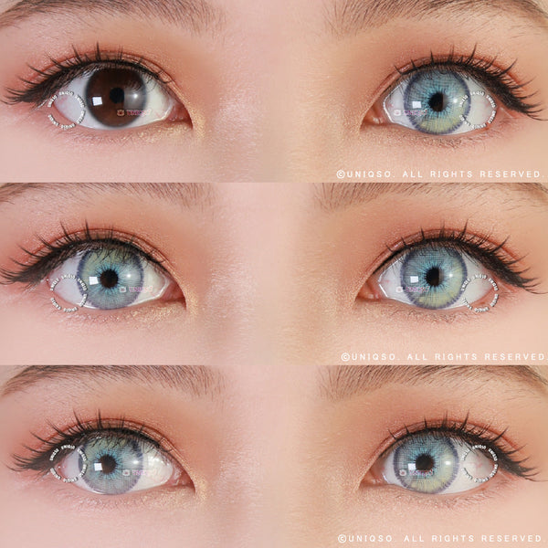 Urban Layer Las Vegas Ash Blue (1 lens/pack)-Colored Contacts-UNIQSO