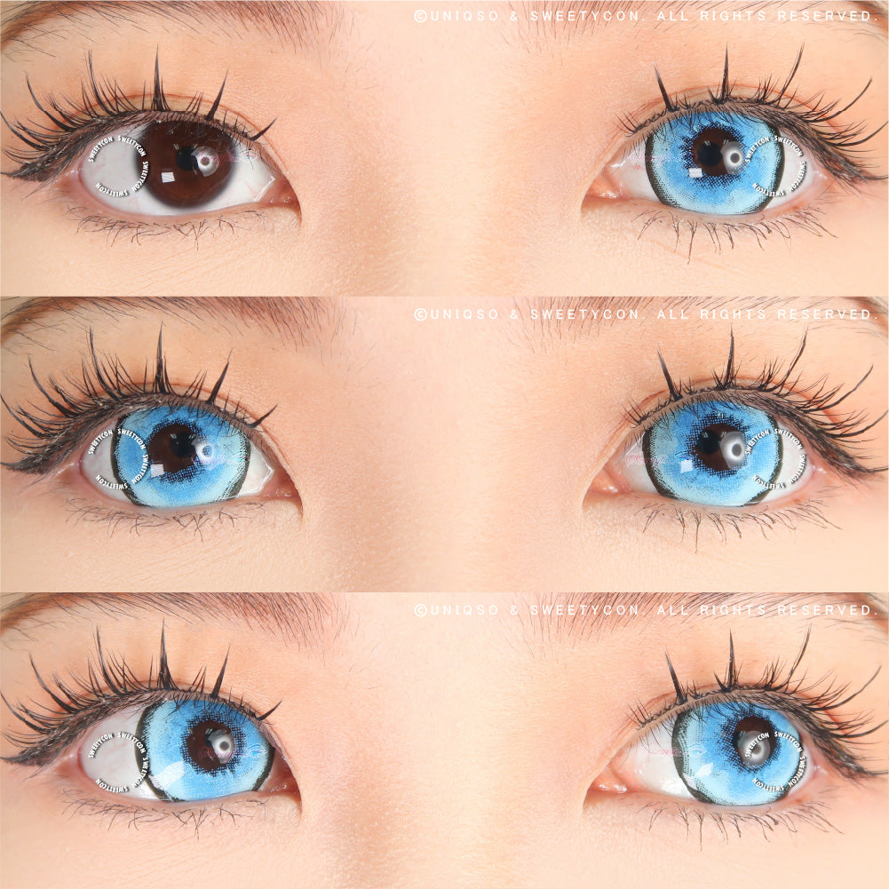 Sweety Mini Sclera Aquaman (1 lens/pack)-Mini Sclera Contacts-UNIQSO