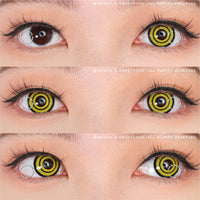 Sweety Crazy Yellow Rings V3 (Chainsaw Man - Makima) (1 lens/pack)