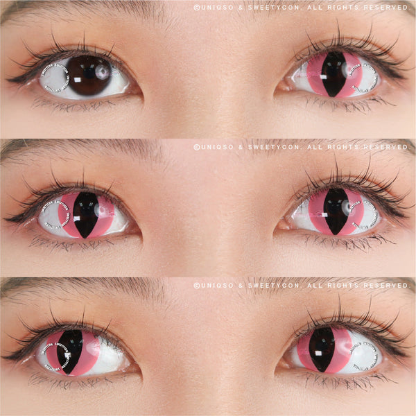 Sweety Crazy Pink Cat (1 lens/pack)-Crazy Contacts-UNIQSO