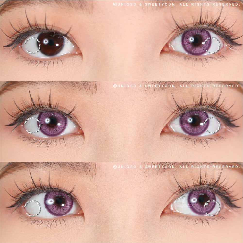 Sweety Fruit Juice Grape (1 lens/pack)-Colored Contacts-UNIQSO