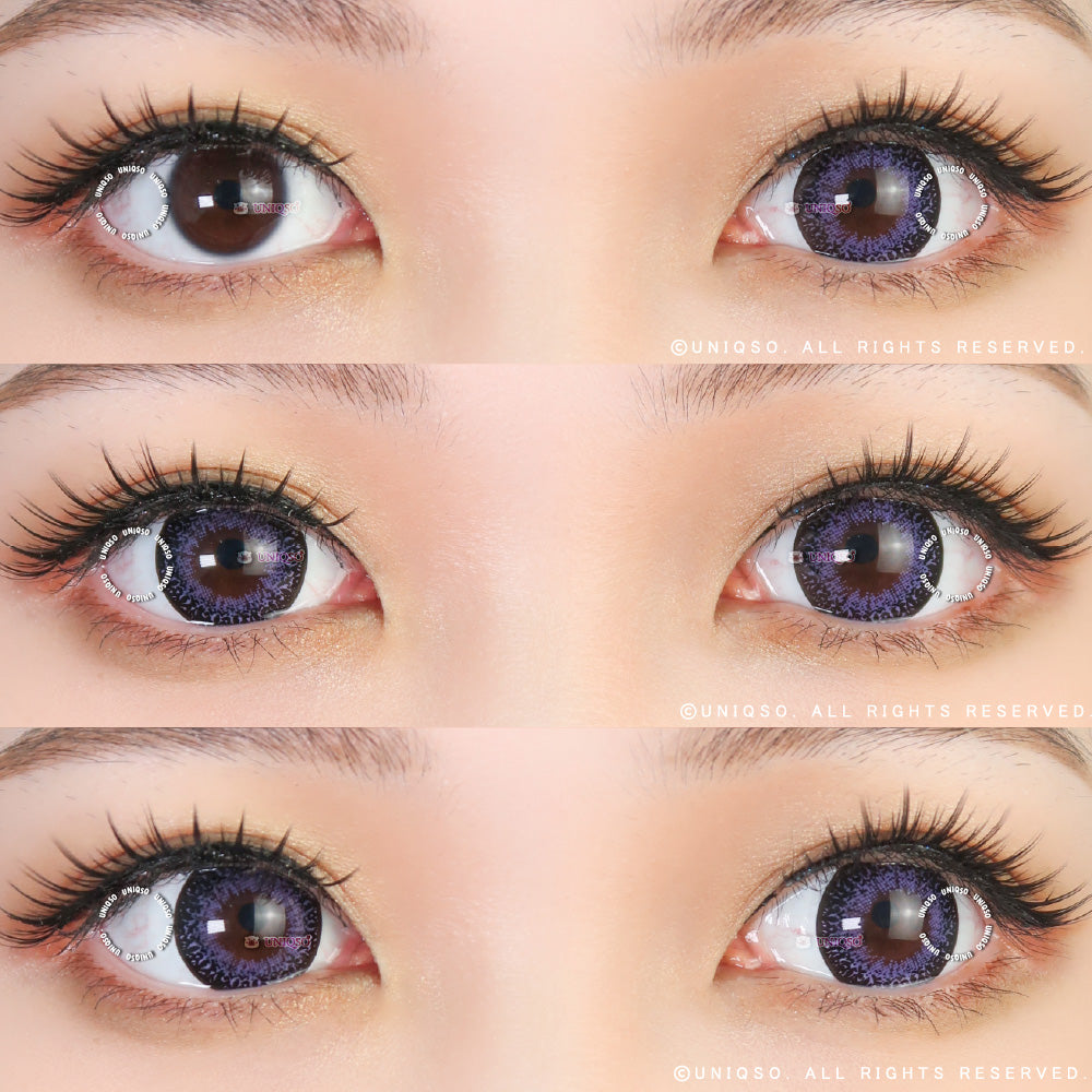 Western Eyes Kira Kira Violet (1 lens/pack)-Colored Contacts-UNIQSO