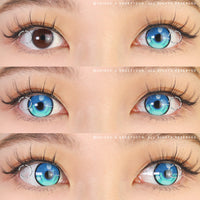 Sweety Anime 3 Blue (1 lens/pack)-Colored Contacts-UNIQSO