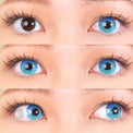 Sweety Anime Blue (1 lens/pack)-Colored Contacts-UNIQSO