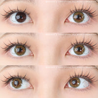 Sweety 3 Tones Hazel (1 lens/pack)-Colored Contacts-UNIQSO