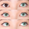 Sweety Crazy Candy Pop Green (1 lens/pack)-Colored Contacts-UNIQSO