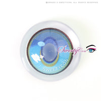 Sweety x Eyesinger Crystal Diamond Aqua (2 lenses/pack)-Colored Contacts-UNIQSO UK