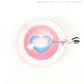 Sweety x Eyesinger Cupid Heart Pink (2 lenses/pack)-Colored Contacts-UNIQSO UK