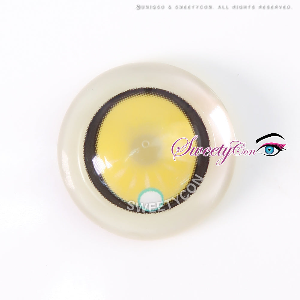 Sweety x Eyesinger Neon Eclipse Yellow (2 lenses/pack)-Colored Contacts-UNIQSO UK