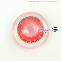 Sweety Halo Red (1 lens/pack)-Colored Contacts-UNIQSO UK