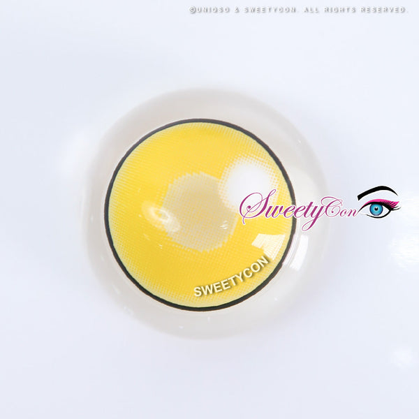 Sweety Anime Cloud Rim Yellow (1 lens/pack)-Colored Contacts-UNIQSO